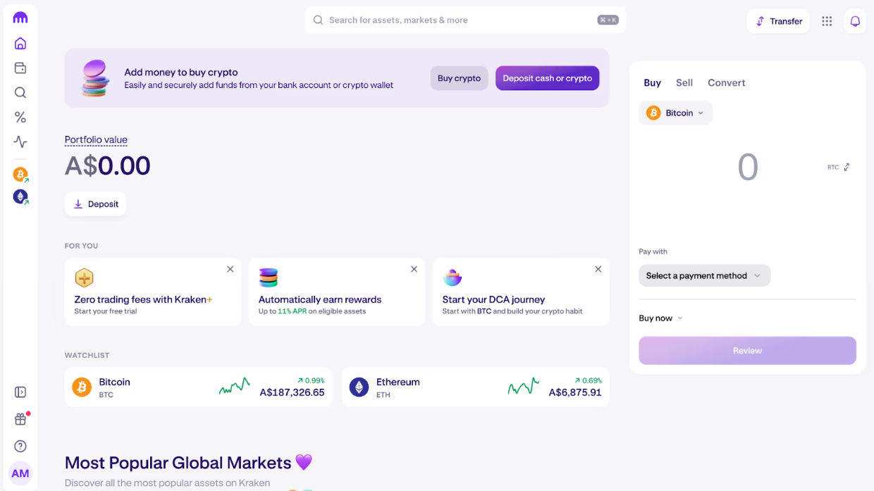 Kraken UK cryptocurrency exchange